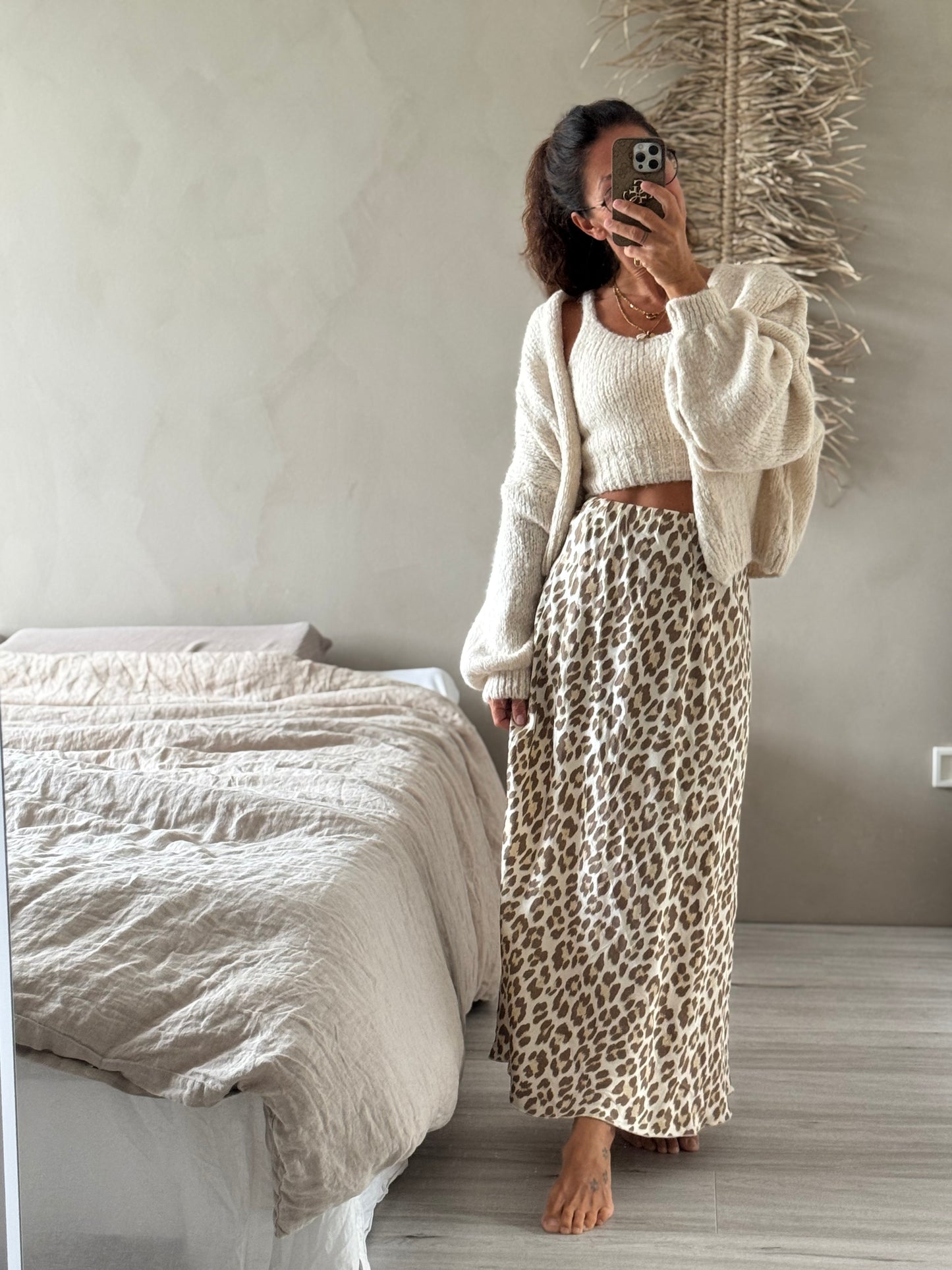 Strickjacke mit Top