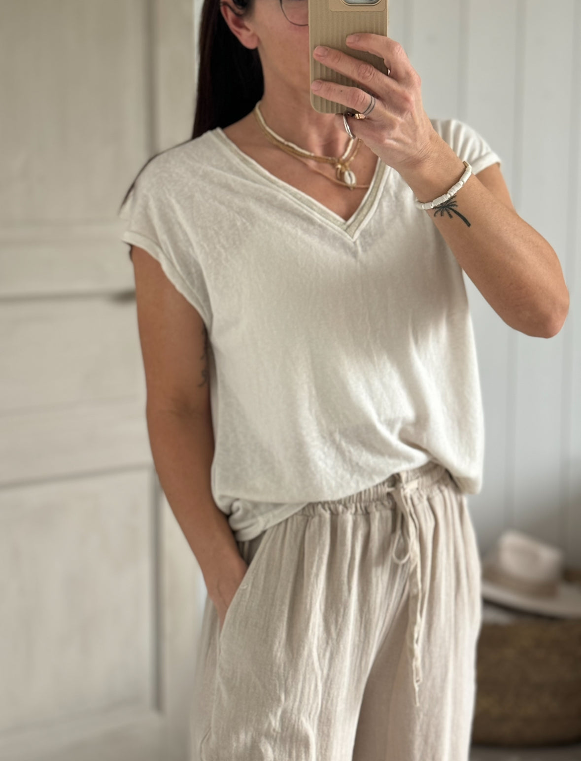 Tshirt goldrand