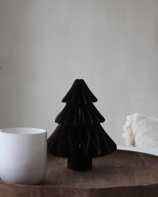 Tannenbaum Wabe dunkelbraun