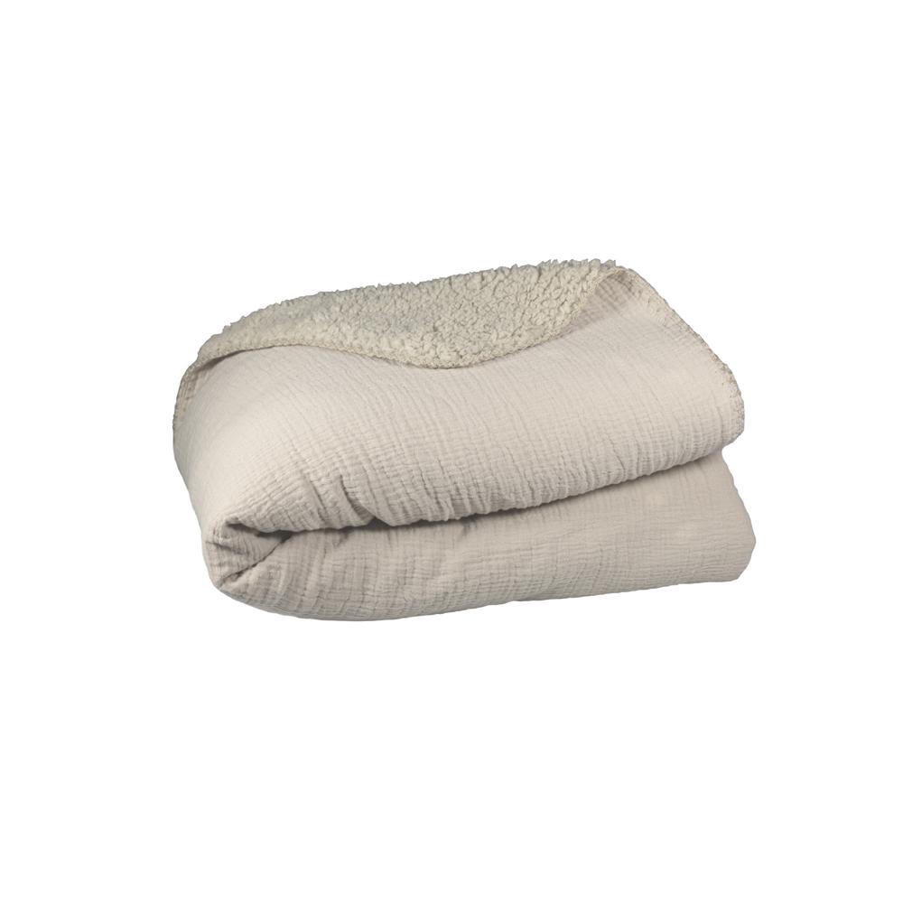 Decke Musselin Teddy