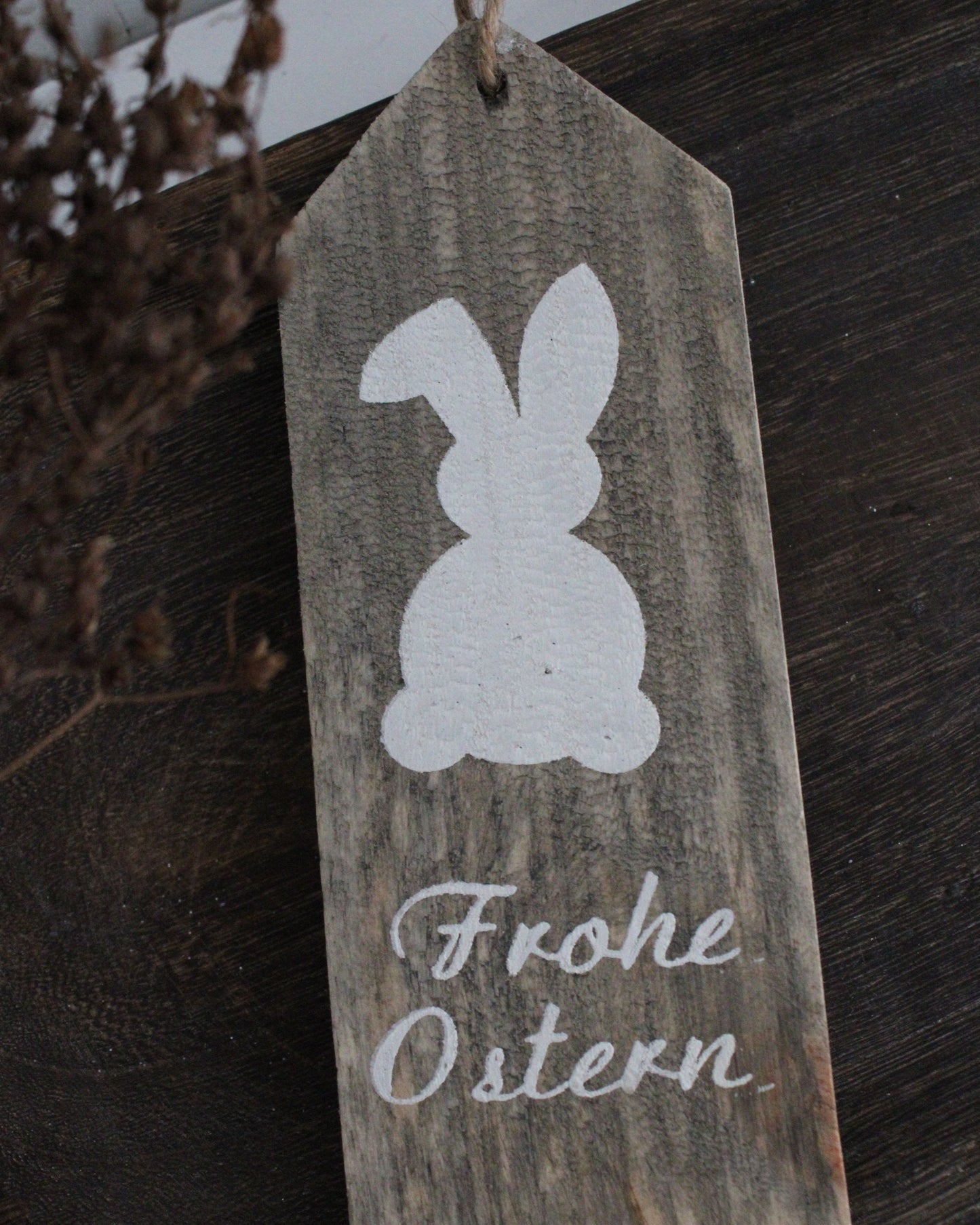 Holzschild Ostern