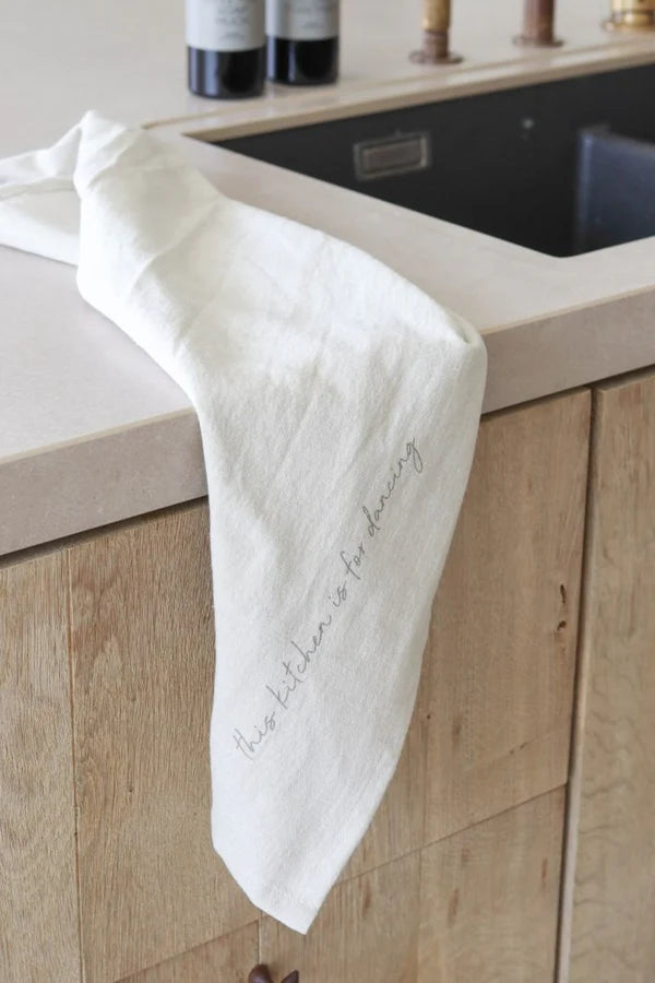 Geschirrtuch this Kitchen is for dancing