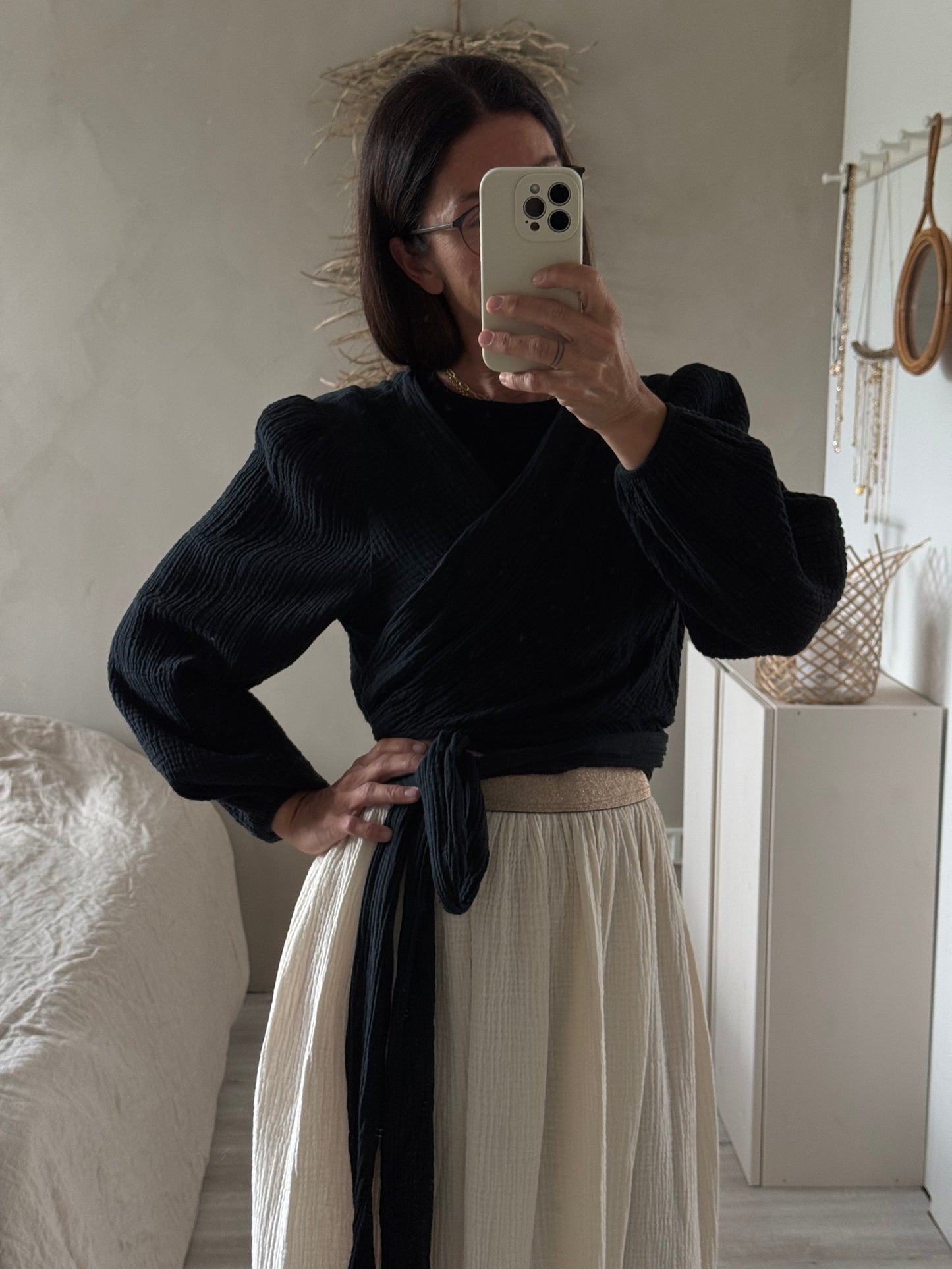 Wickeljacke Musselin