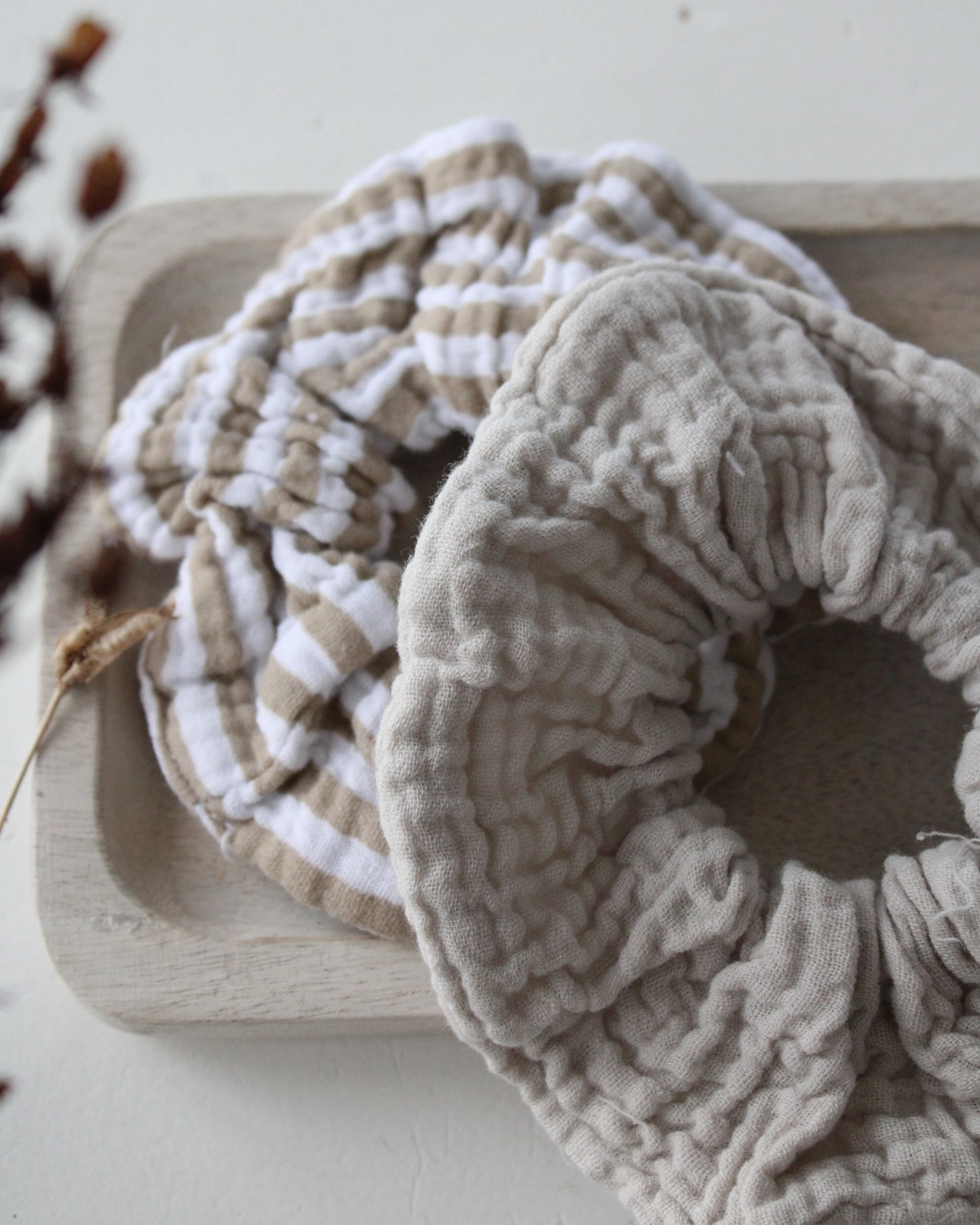 Scrunchie Musselin