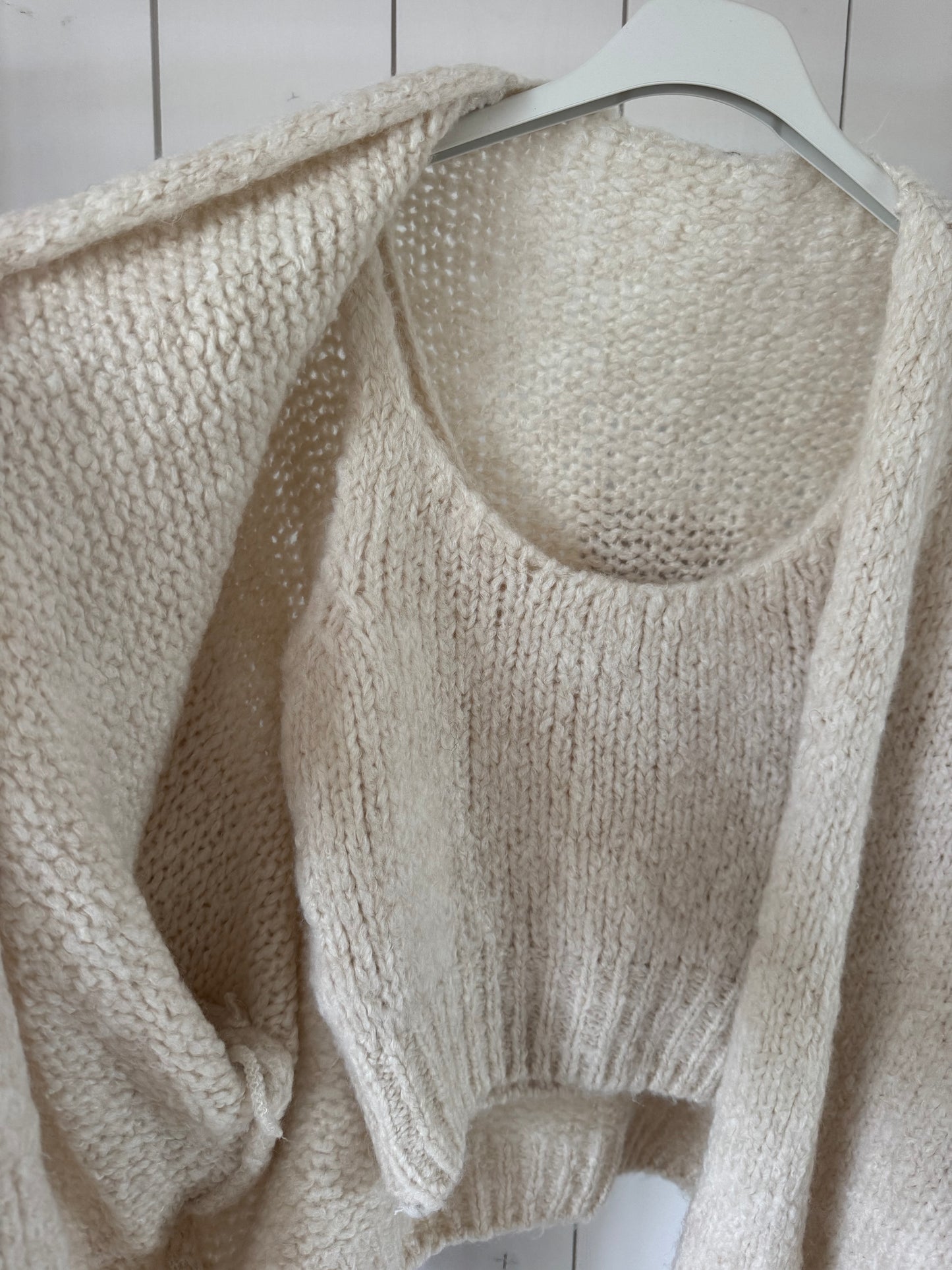Strickjacke mit Top