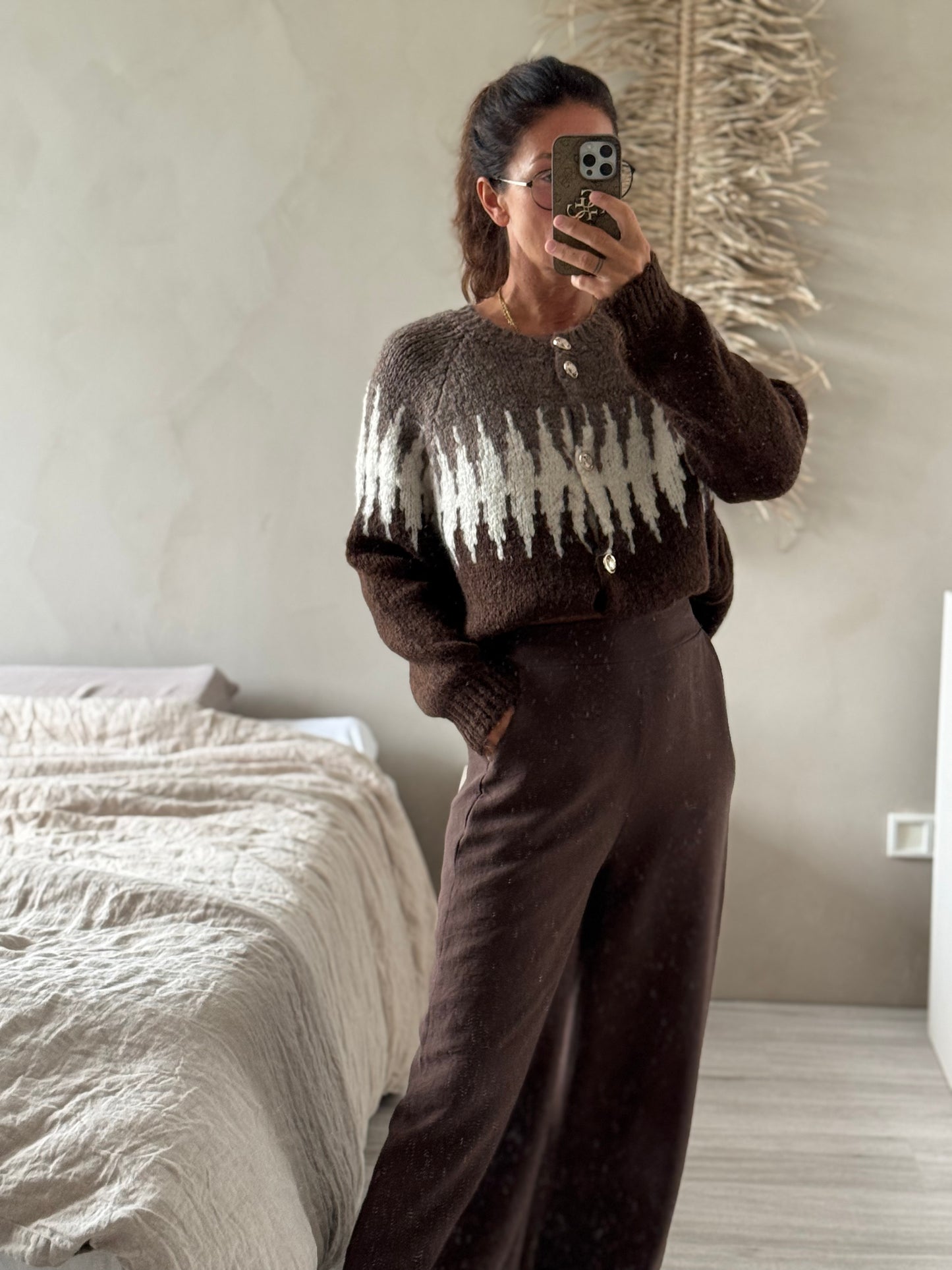 Strickjacke Fjord