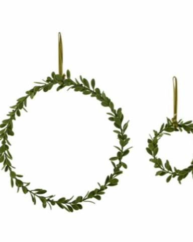 Evah Ornament grün 2er Set