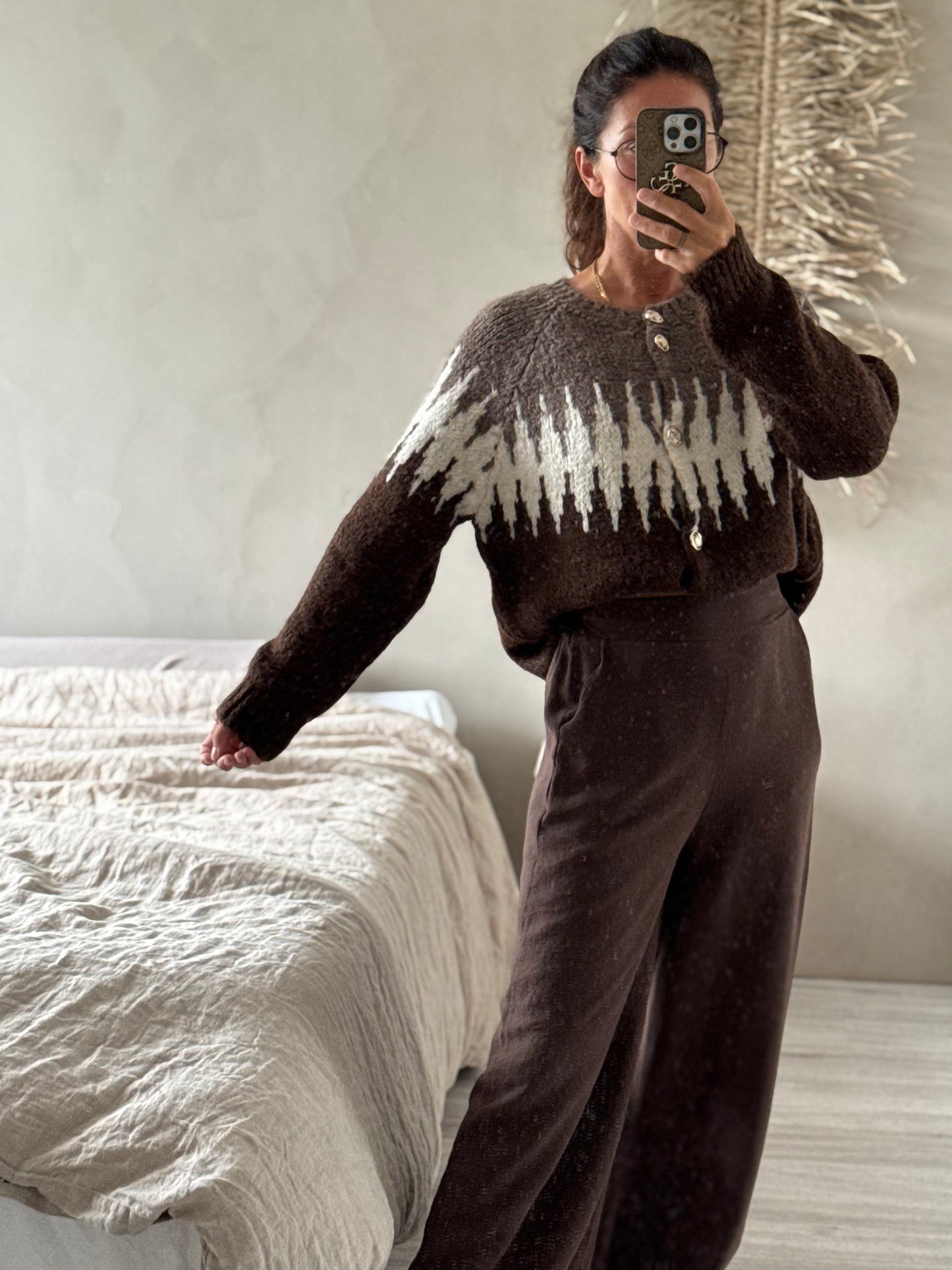 Strickjacke Fjord