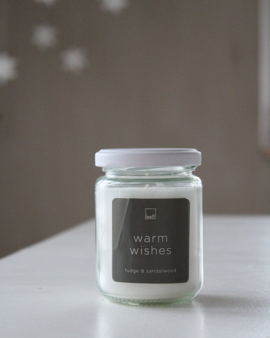 Duftkerze warm wishes