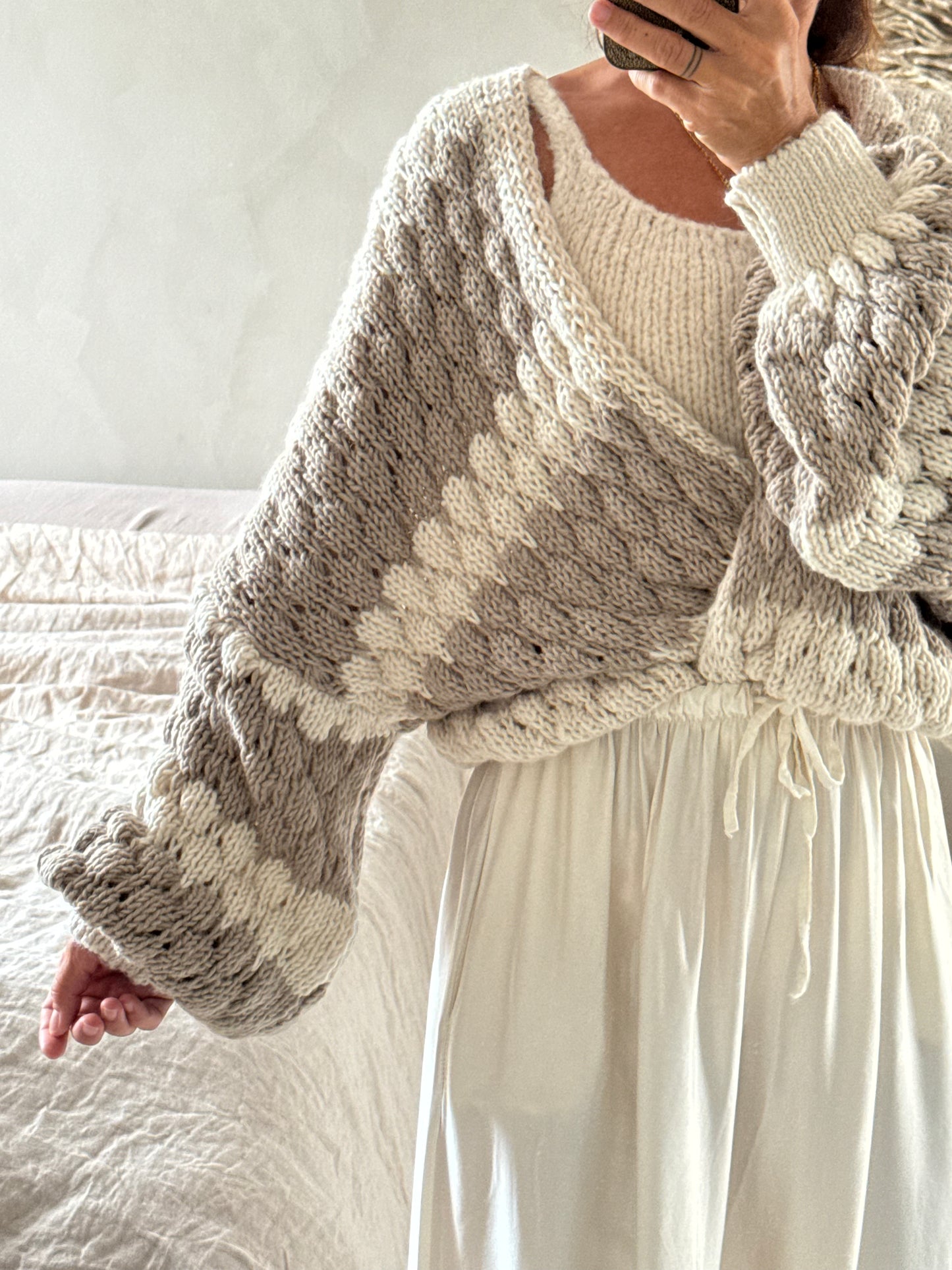 Strickjacke Bubble