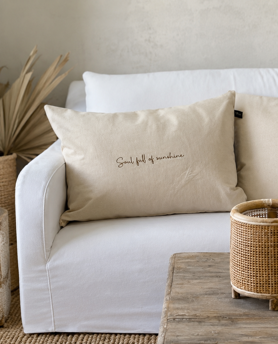 Kissen Linen Look