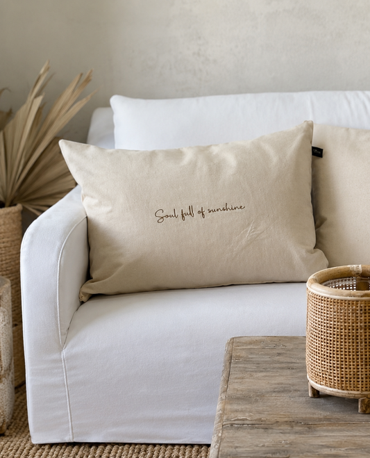Kissen Linen Look